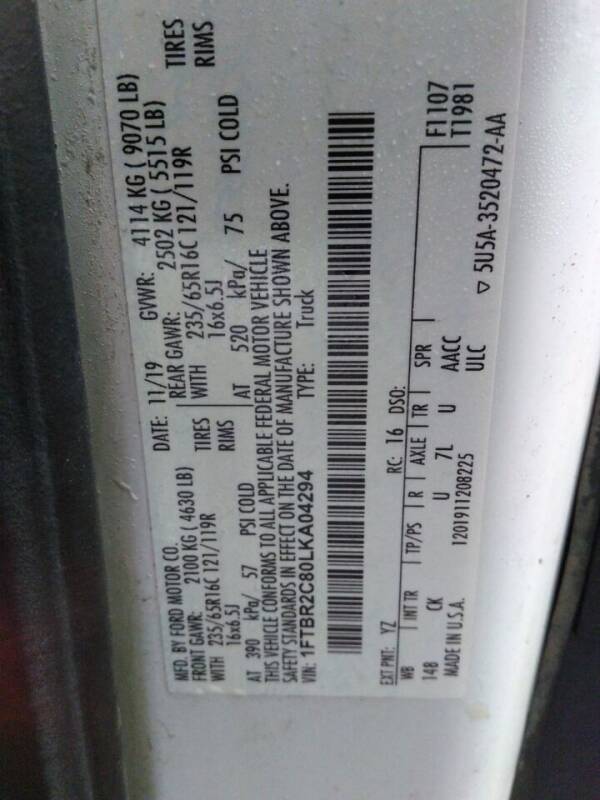 2020 Ford Transit 250